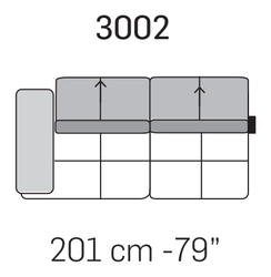 Bolton Sofa by Nicoline, size drawing 8
