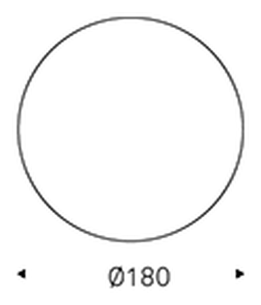 Maxim Argile Dining Table by Cattelan Italia, size drawing 4