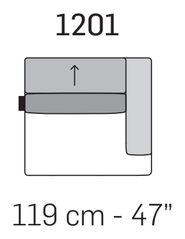Moorea Sofa by Nicoline, size drawing 8