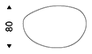 Sierra Ottoman by Cattelan Italia, size drawing 6