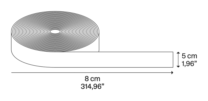 Map Lighting System by Lodes, size drawing: MAP Tape