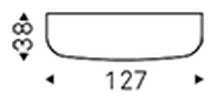 Rado Keramik Console Table by Cattelan Italia, size drawing 2