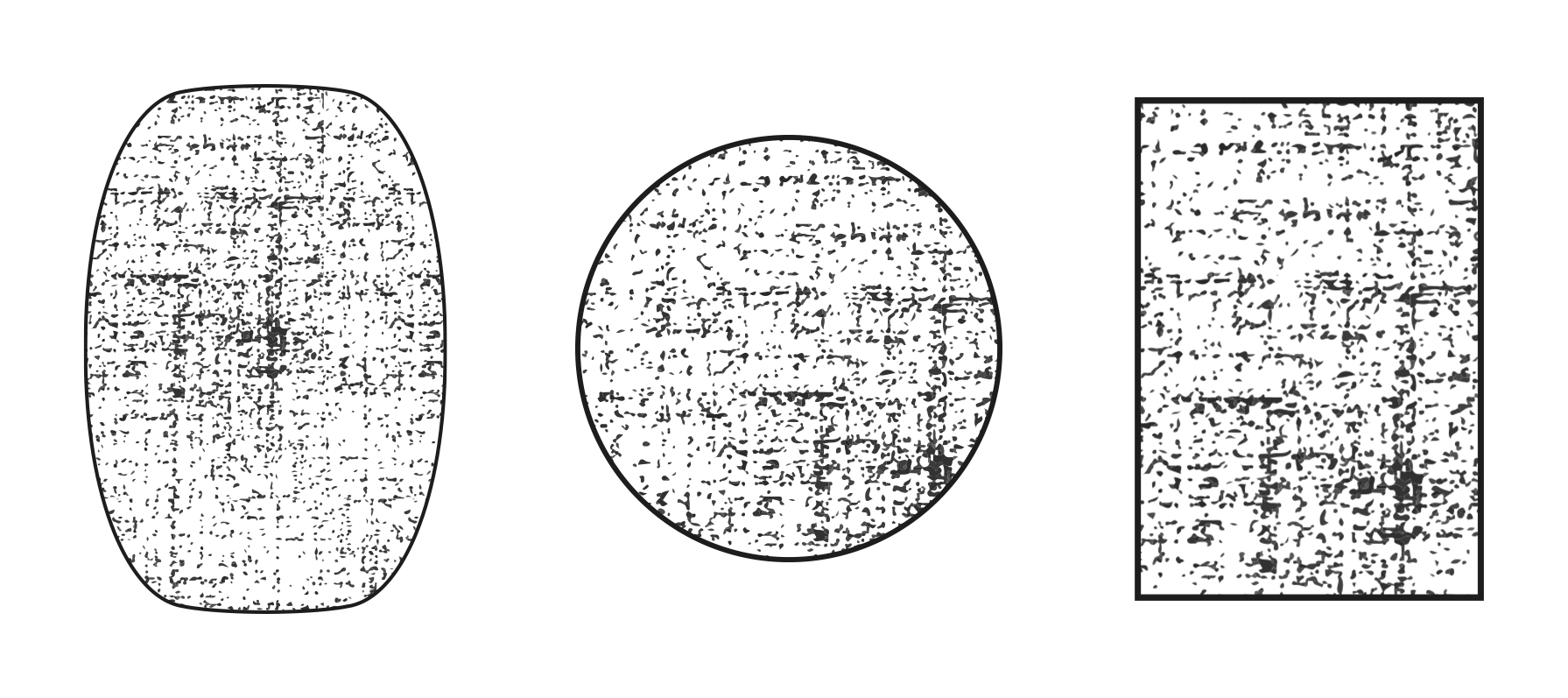 Vully Rug by Connubia, size drawing