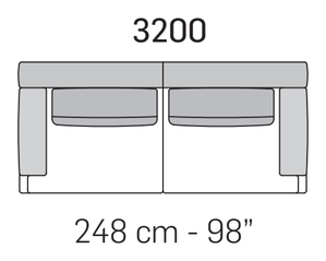 Bovisa Sofa by Nicoline, size drawing 4