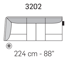 Gary Sofa by Nicoline, size drawing 8
