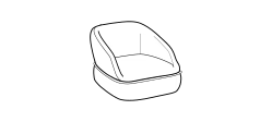 Alta Armchair by Ditre Italia, size drawing: Armchair