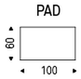 Vega Desk by Cattelan Italia, size drawing 6