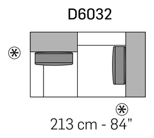 Cairoli Deep Sofa by Nicoline, size drawing 5