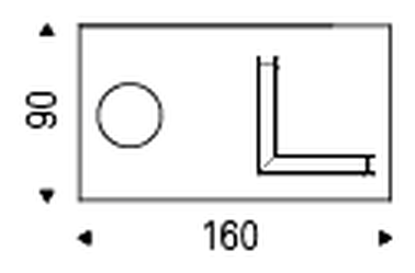 Levante Coffee Table by Cattelan Italia, size drawing 4