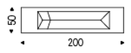 Valentino Console Table by Cattelan Italia, size drawing 4