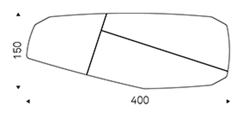 Senator Wood Dining Table by Cattelan Italia, size drawing 5