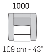 Bora Sofa by Nicoline, size drawing 6