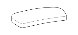 Papilo Outdoor Sofa by Ditre Italia, size drawing: 3-seat maxi sofa base