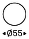 Peyote Side Table by Cattelan Italia, size drawing 2