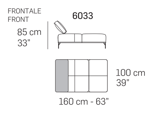Bolton Sofa by Nicoline, size drawing 4