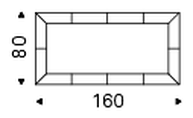 Regal Wall Mirror by Cattelan Italia, size drawing 5