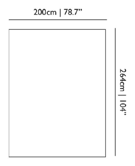 A World Within Carpet by Moooi, size drawing