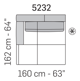 Bovisa Sofa by Nicoline, size drawing 8