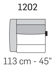 Bora Sofa by Nicoline, size drawing 8