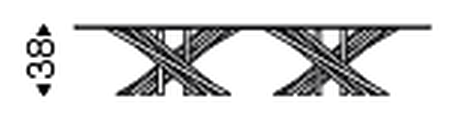 Atari Coffee Table by Cattelan Italia, size drawing 7