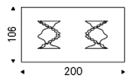 Plisset Dining Table by Cattelan Italia, size drawing 8