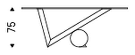 Valentinox Console Table by Cattelan Italia, size drawing 1
