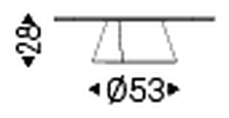 Albert Keramik S Coffee Table by Cattelan Italia, size drawing 5
