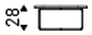 Benny Coffee Table by Cattelan Italia, size drawing 5