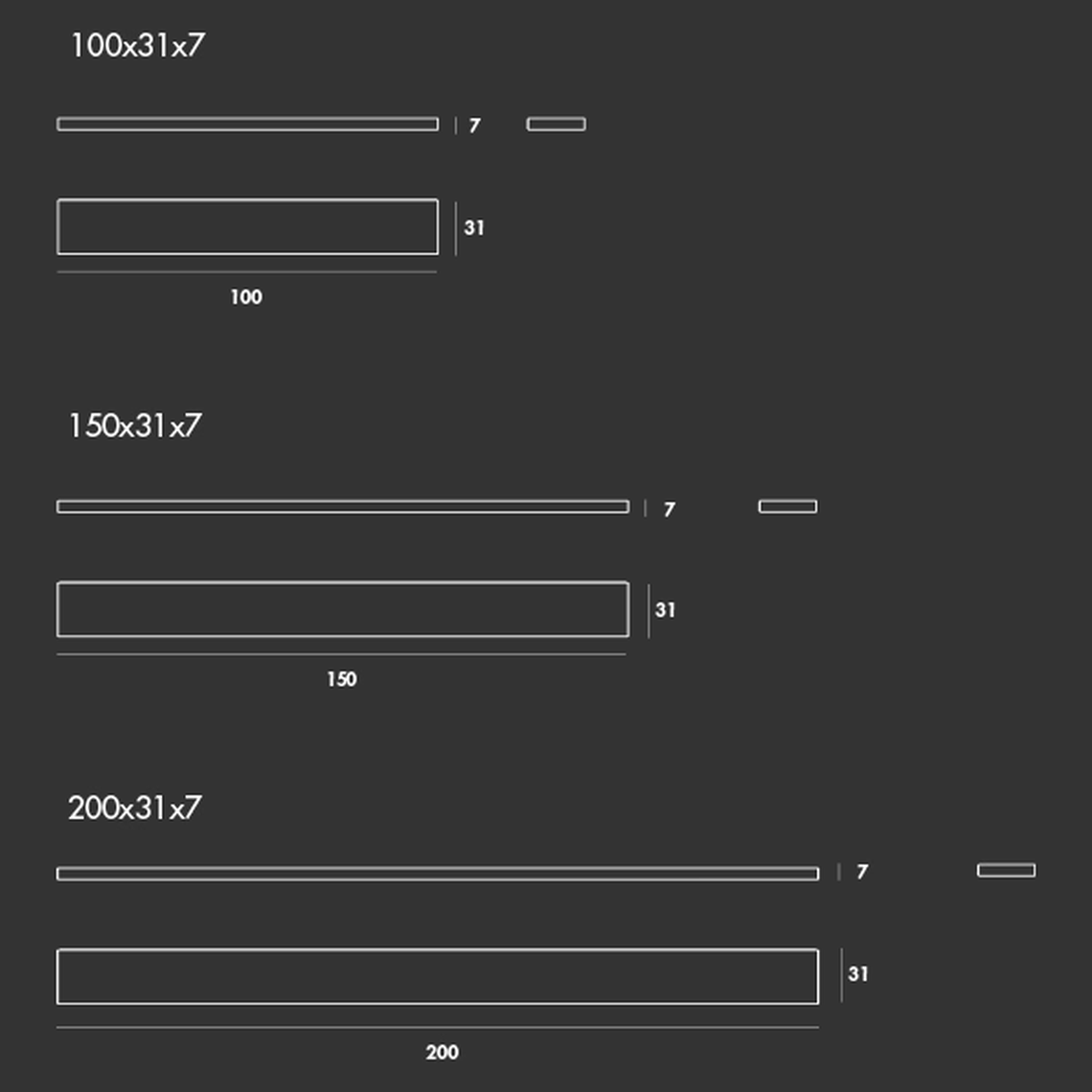Magda Shelf by Sovet, size drawing