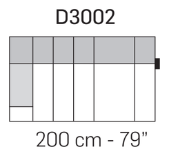 Zara Deep Sofa by Nicoline, size drawing 5