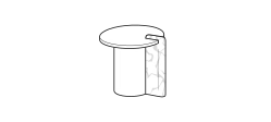 Petra Coffee Table by Ditre Italia, size drawing: Diam.50 cm side table with marble insert