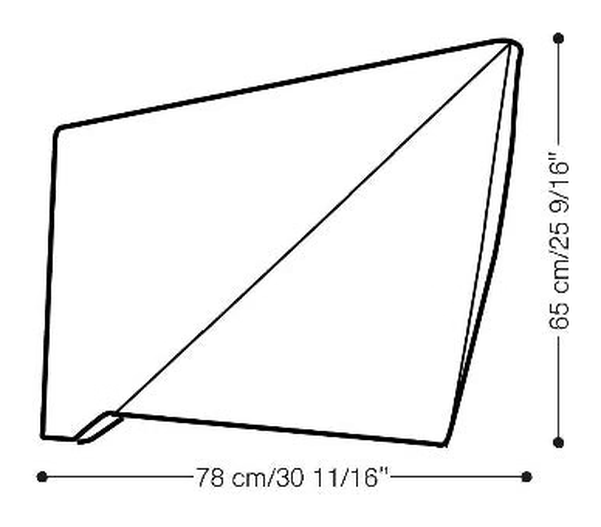 MB 2 Sofa by Heller, size drawing 2