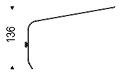 Fisherman Wall Lamp by Cattelan Italia, size drawing 1