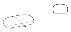 Papilo Sofa by Ditre Italia, size drawing: 2-seat sofa base