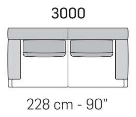 Bovisa Sofa by Nicoline, size drawing 5