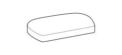 Papilo Outdoor Sofa by Ditre Italia, size drawing: 2-seat large sofa base