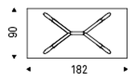 Planer Dining Table by Cattelan Italia, size drawing 5