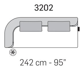 Klarence Sofa by Nicoline, size drawing 8