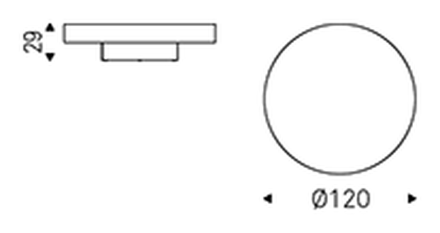 Arena Coffee Table by Cattelan Italia, size drawing 1