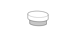 Babel Coffee Table by Ditre Italia, size drawing: Coffee table 90 diameter regenerated leather base and wooden top