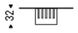 Scacco Coffee Table by Cattelan Italia, size drawing 1