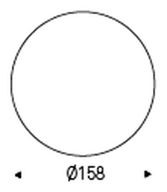 Planer Keramik Round Dining Table by Cattelan Italia, size drawing 2