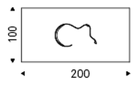 Papelito Glass Dining Table by Cattelan Italia, size drawing 4