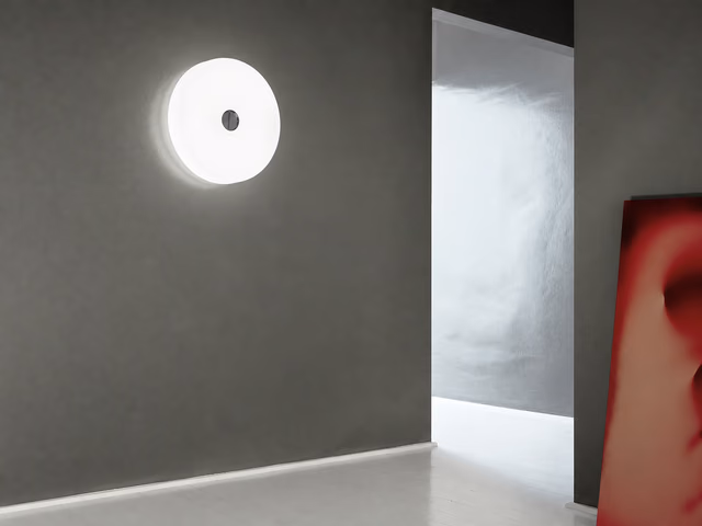 Mini Button Wall/Ceiling Lamp by Flos