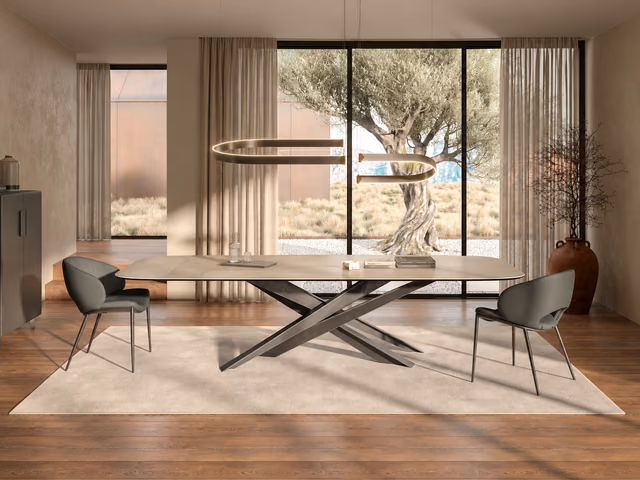 Lancer Keramik Dining Table by Cattelan Italia