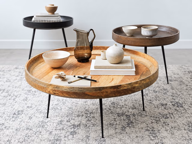 Bowl Table — Natural, XL by Mater