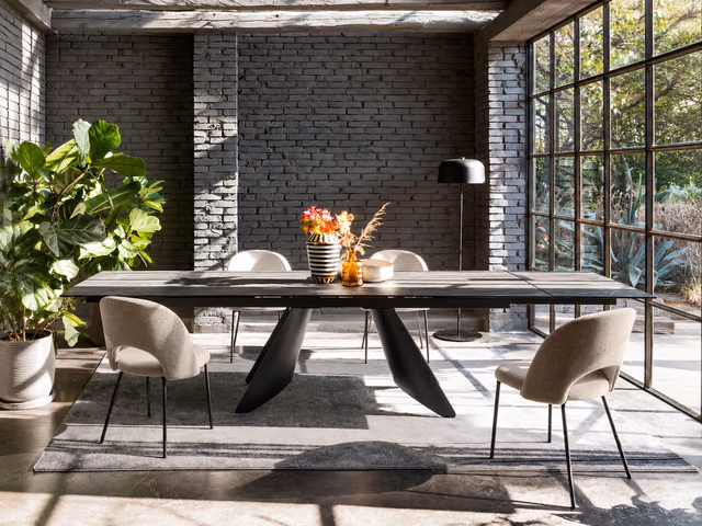 Orion Dining Table, Rectangular by Connubia