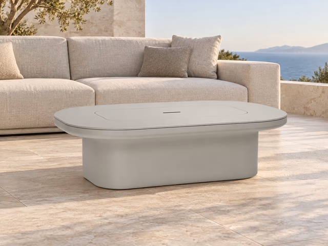 Luna Coffee Table With Storage by Vondom