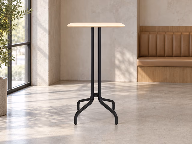 1 Inch Bar Table, Square by Emeco