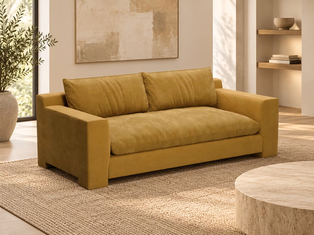 Devon 84-Inch Sofa Camel by Caracole
